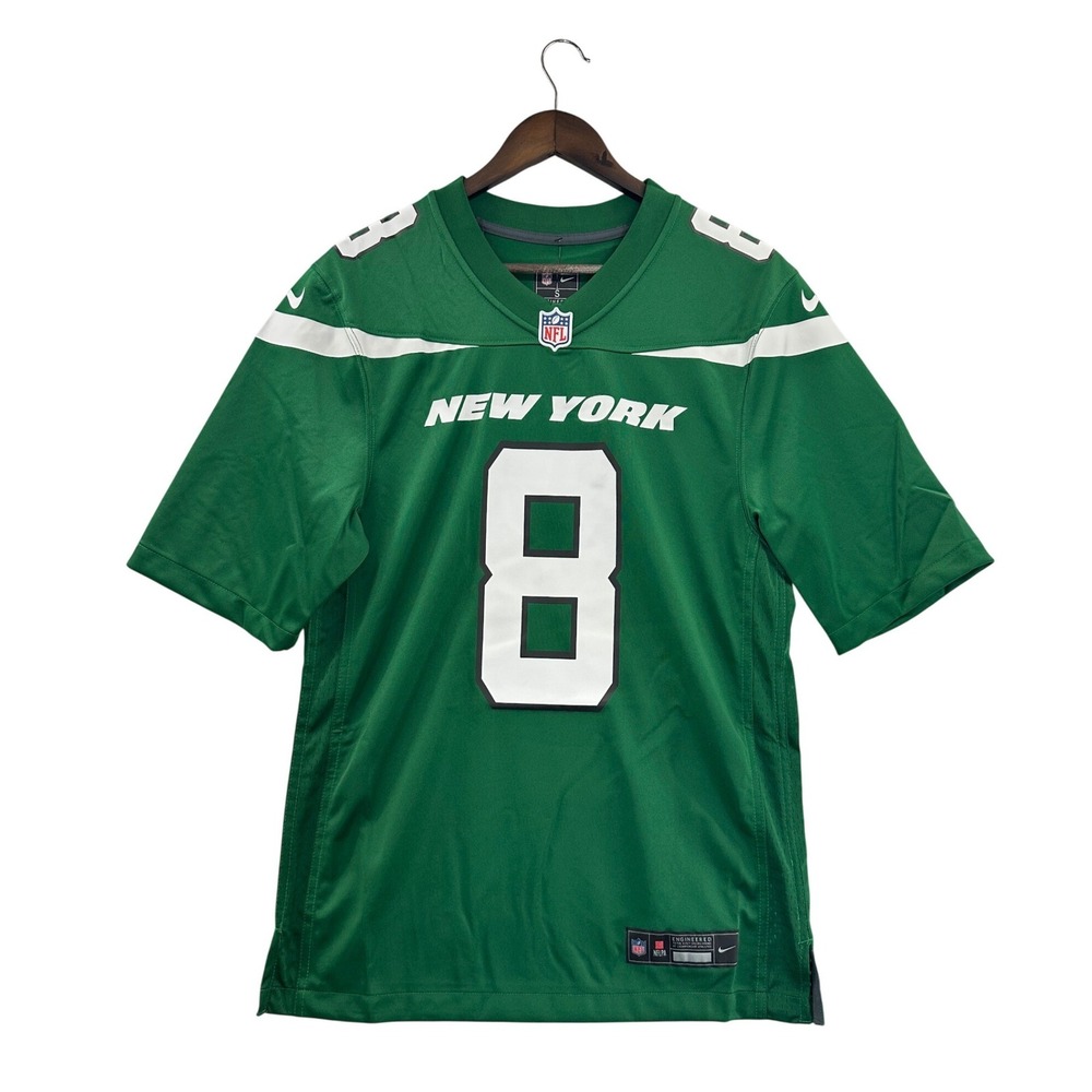 Nike New York Jets Aaron Rodgers Jersey Mens Small Green New #8 Game Jersey